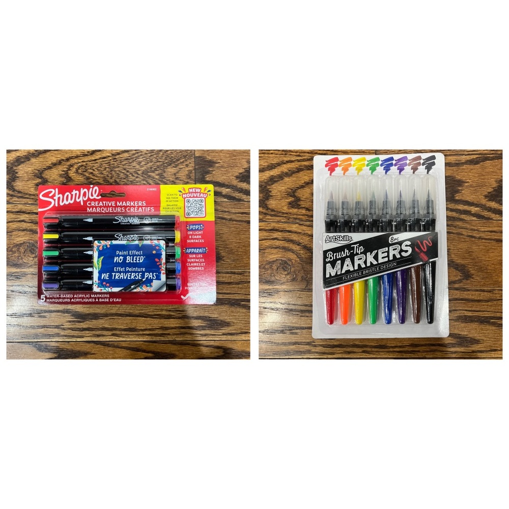 Sharpie Creative & ArtSkills Brush Tip Markers Bundle - 13 Count
